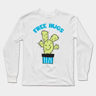 Free Hugs Cactus Long Sleeve T-Shirt